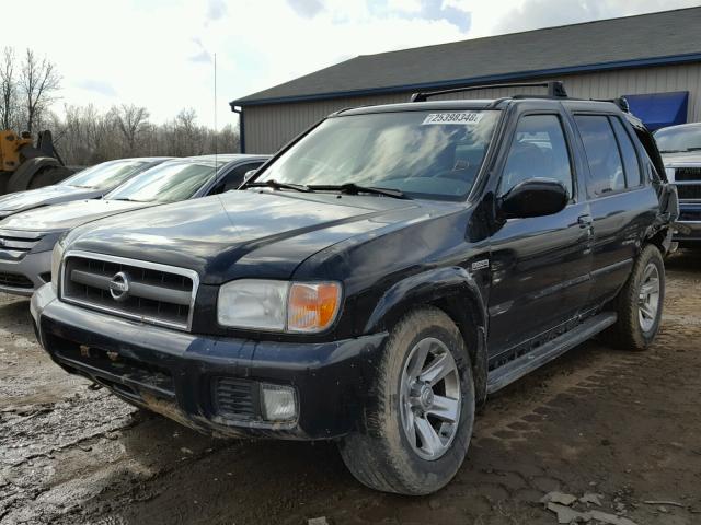 JN8DR09Y24W914502 - 2004 NISSAN PATHFINDER BLACK photo 2