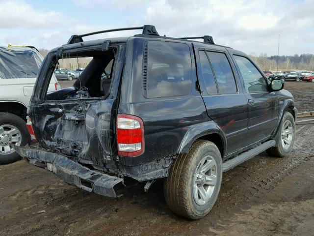 JN8DR09Y24W914502 - 2004 NISSAN PATHFINDER BLACK photo 4