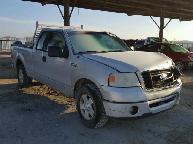 1FTRX12W67KD23509 - 2007 FORD F150 SILVER photo 1