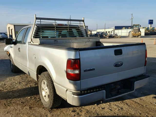 1FTRX12W67KD23509 - 2007 FORD F150 SILVER photo 3