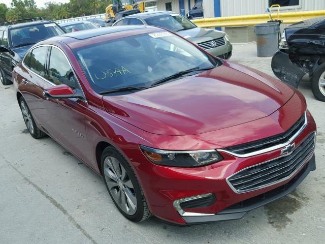 1G1ZH5SX7HF148042 - 2017 CHEVROLET MALIBU PRE RED photo 1