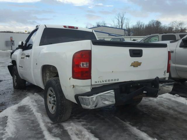 1GCEC14X58Z245717 - 2008 CHEVROLET SILVERADO WHITE photo 3