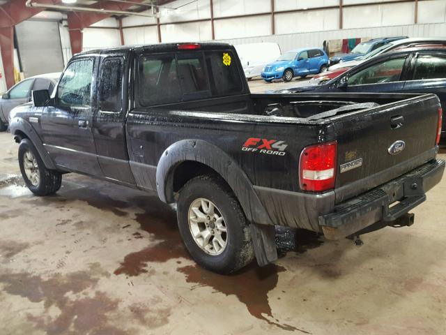 1FTZR45E58PA59377 - 2008 FORD RANGER SUP BLACK photo 3