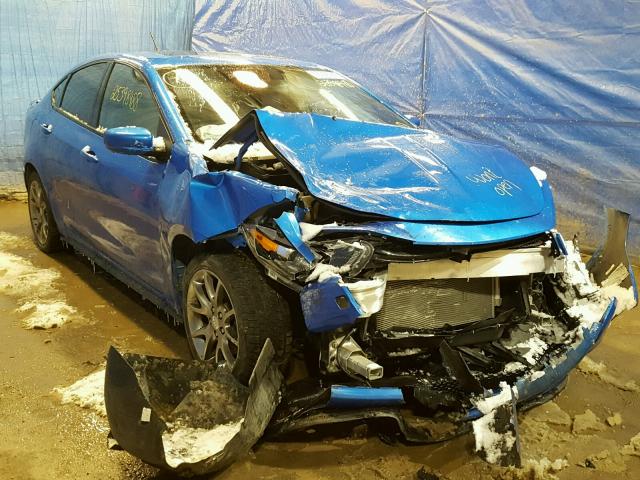 1C3CDFBB7FD174088 - 2015 DODGE DART SXT BLUE photo 1