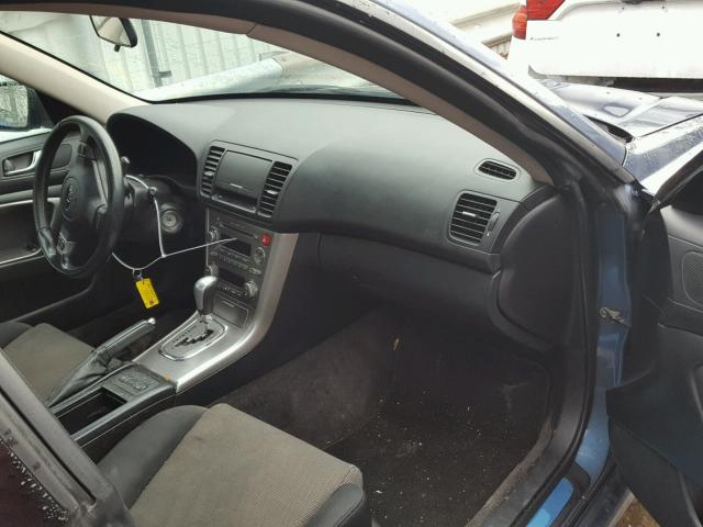 4S3BL686454204277 - 2005 SUBARU LEGACY GT BLUE photo 5