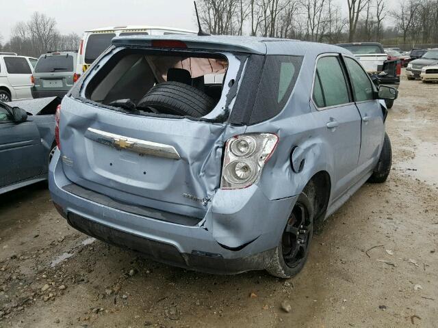 2GNALAEK4E6148993 - 2014 CHEVROLET EQUINOX LS BLUE photo 4