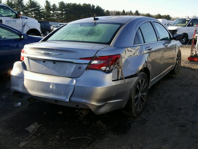 1C3CCBCG2EN187023 - 2014 CHRYSLER 200 LIMITE SILVER photo 4