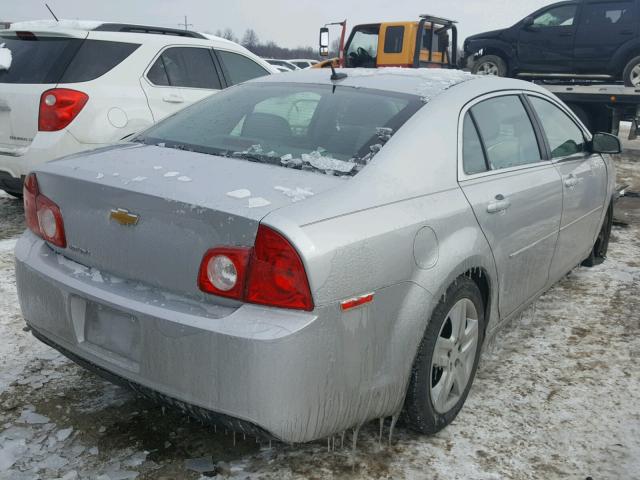 1G1ZB5E17BF344398 - 2011 CHEVROLET MALIBU LS SILVER photo 4