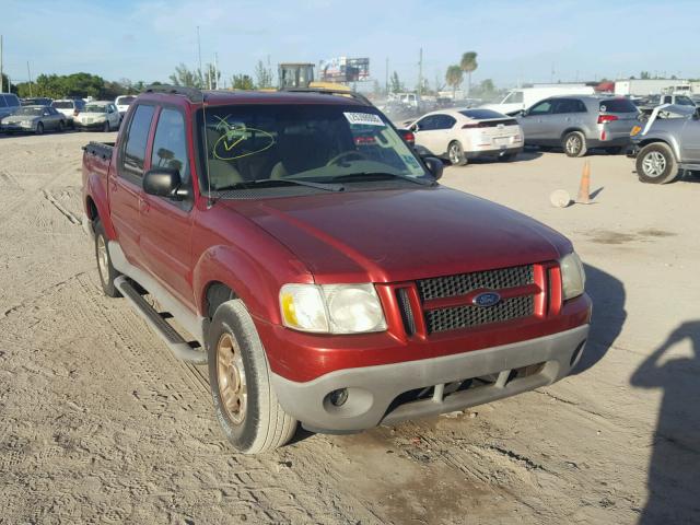 1FMZU67E53UC37284 - 2003 FORD EXPLORER S MAROON photo 1