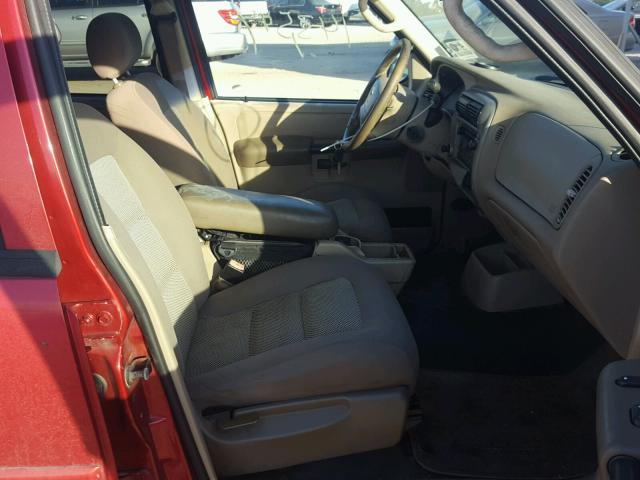 1FMZU67E53UC37284 - 2003 FORD EXPLORER S MAROON photo 5