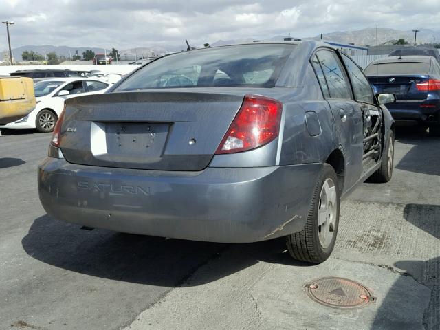 1G8AL58F37Z170838 - 2007 SATURN ION LEVEL BLUE photo 4