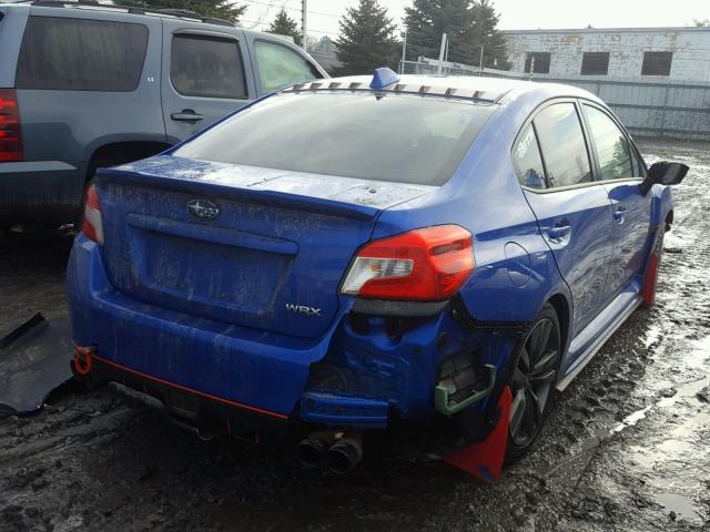 JF1VA1E62H9807154 - 2017 SUBARU WRX PREMIU BLUE photo 4