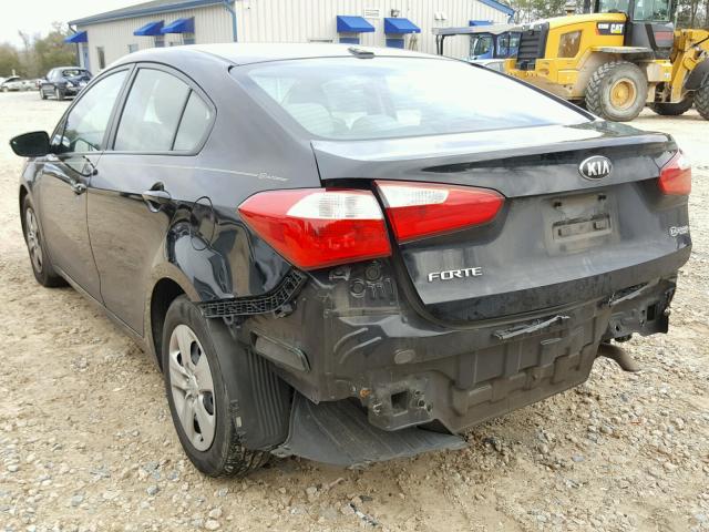 KNAFX4A61F5393810 - 2015 KIA FORTE LX BLACK photo 3