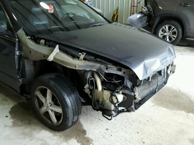 1HGCM56885A105562 - 2005 HONDA ACCORD EX GRAY photo 9