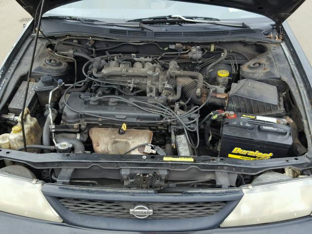 3N1AB41D2WL064711 - 1998 NISSAN SENTRA XE BLACK photo 7