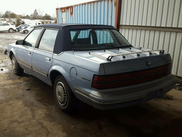 1G4AG54N9P6425528 - 1993 BUICK CENTURY SP BLUE photo 3