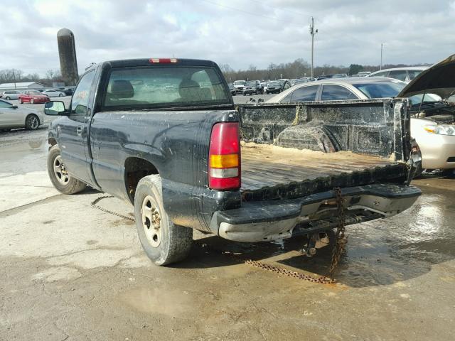 1GCEC14W9YE132769 - 2000 CHEVROLET SILVERADO BLACK photo 3