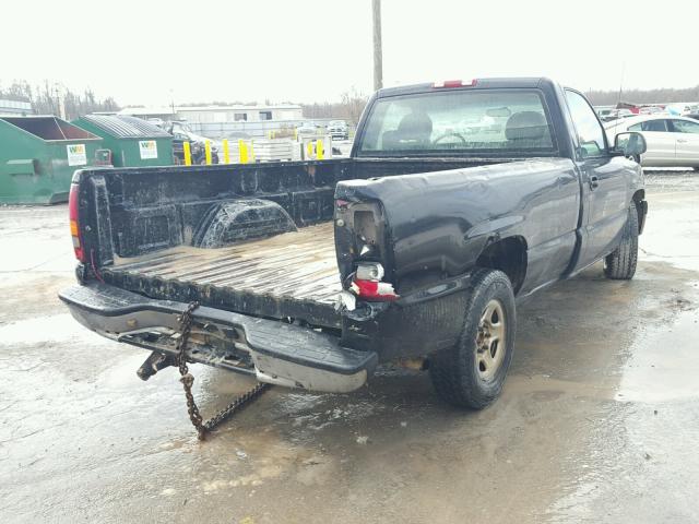 1GCEC14W9YE132769 - 2000 CHEVROLET SILVERADO BLACK photo 4