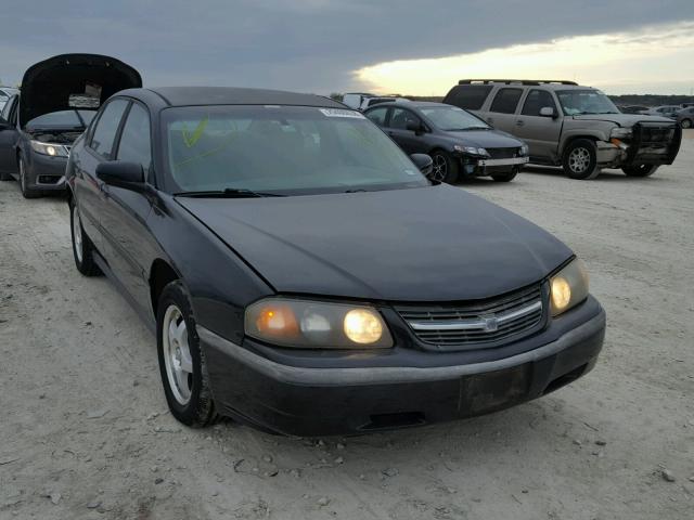 2G1WF52E239232939 - 2003 CHEVROLET IMPALA BLACK photo 1