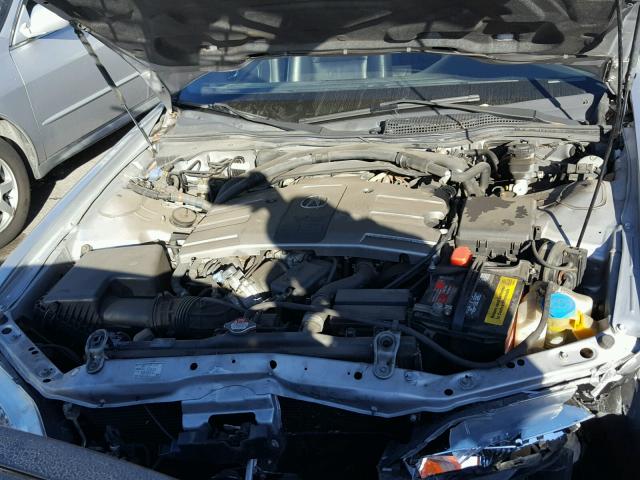 JH4KA96662C014362 - 2002 ACURA 3.5RL SILVER photo 7