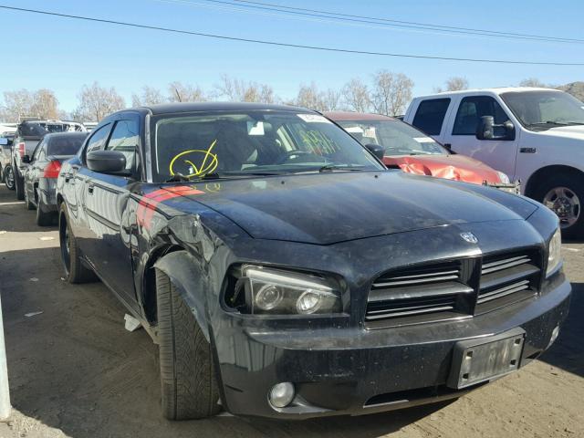 2B3KA43R58H162450 - 2008 DODGE CHARGER BLACK photo 1