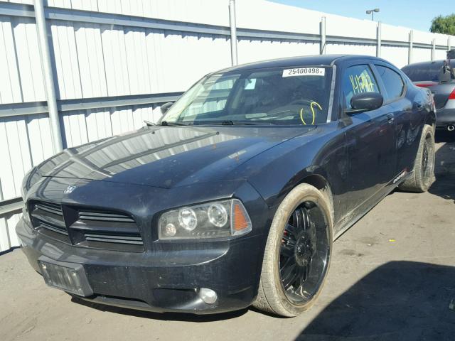 2B3KA43R58H162450 - 2008 DODGE CHARGER BLACK photo 2