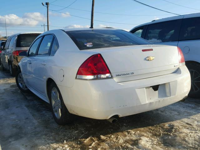 2G1WB5E38E1160992 - 2014 CHEVROLET IMPALA LIM WHITE photo 3