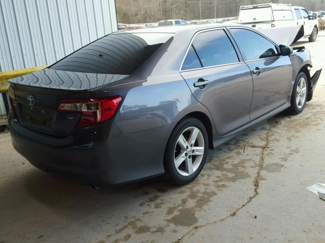 4T1BF1FK4EU460473 - 2014 TOYOTA CAMRY L GRAY photo 4