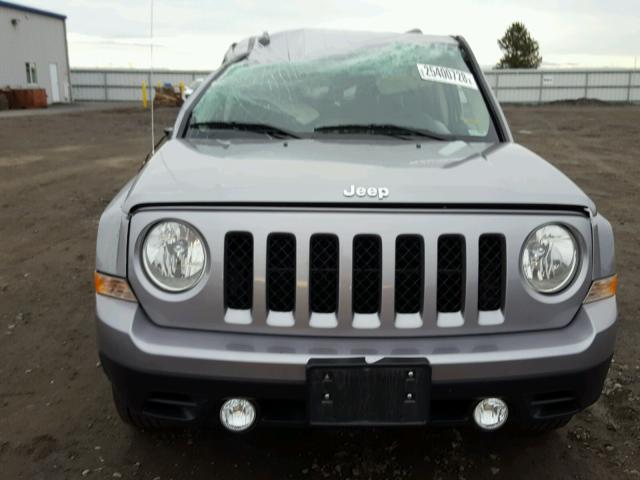 1C4NJRBBXFD269274 - 2015 JEEP PATRIOT SP SILVER photo 9