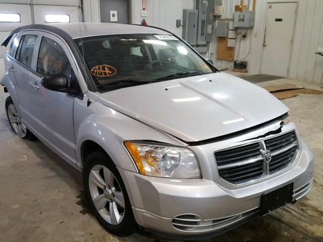 1B3CB4HA8AD650394 - 2010 DODGE CALIBER SX SILVER photo 1