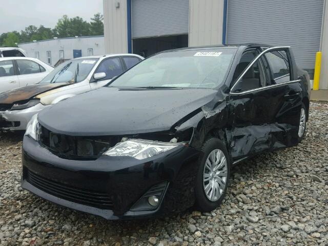 4T1BF1FK1CU074297 - 2012 TOYOTA CAMRY BLACK photo 2