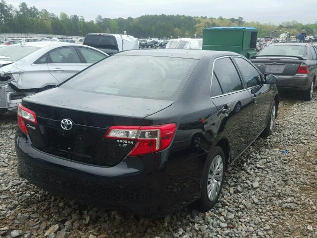 4T1BF1FK1CU074297 - 2012 TOYOTA CAMRY BLACK photo 4