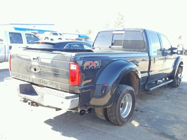 1FT8W3DT7FED49627 - 2015 FORD F350 SUPER BLACK photo 4