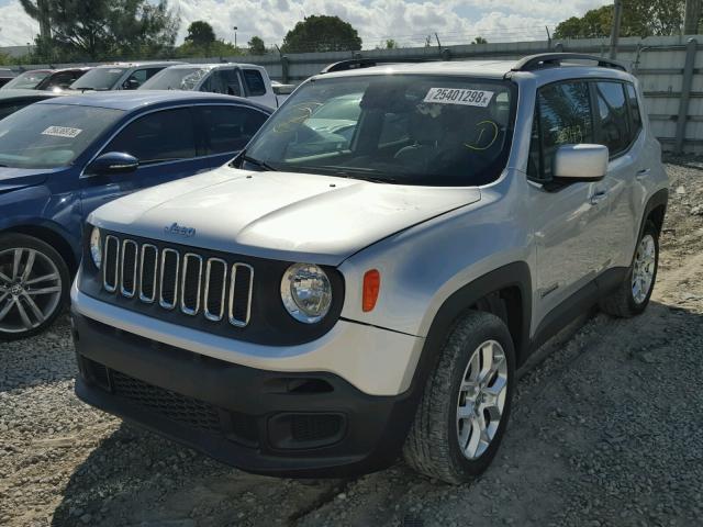 ZACCJABT6FPB24638 - 2015 JEEP RENEGADE L GRAY photo 2