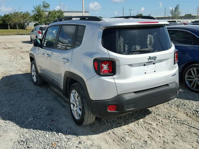 ZACCJABT6FPB24638 - 2015 JEEP RENEGADE L GRAY photo 3