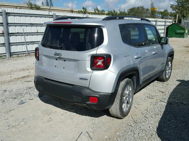 ZACCJABT6FPB24638 - 2015 JEEP RENEGADE L GRAY photo 4