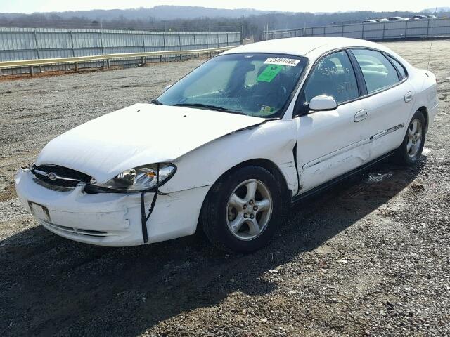 1FAFP55U41A178834 - 2001 FORD TAURUS SES WHITE photo 2