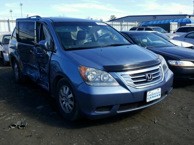 5FNRL38608B027219 - 2008 HONDA ODYSSEY EX BLUE photo 1