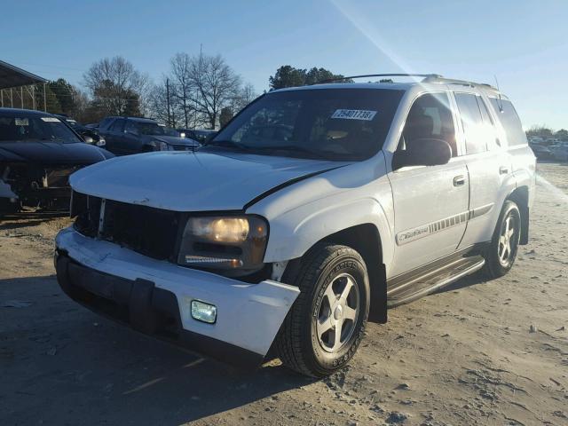 1GNDT13S232362987 - 2003 CHEVROLET TRAILBLAZE WHITE photo 2