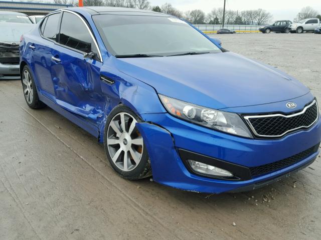 5XXGR4A69CG079914 - 2012 KIA OPTIMA SX BLUE photo 9