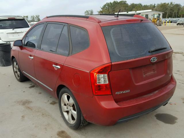 KNAFG525877024203 - 2007 KIA RONDO BASE RED photo 3