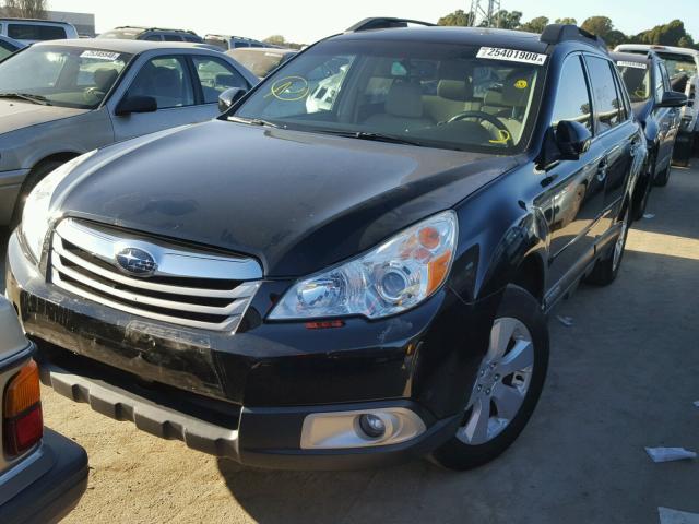 4S4BRBGC4C3300360 - 2012 SUBARU OUTBACK 2. BLACK photo 2