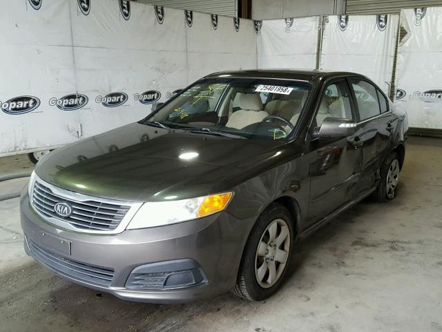 KNAGG4A88A5374654 - 2010 KIA OPTIMA LX GRAY photo 2