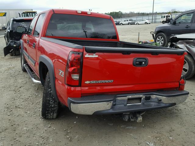 2GCEK13T361224789 - 2006 CHEVROLET SILVERADO RED photo 3