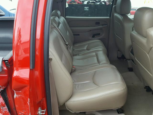 2GCEK13T361224789 - 2006 CHEVROLET SILVERADO RED photo 6