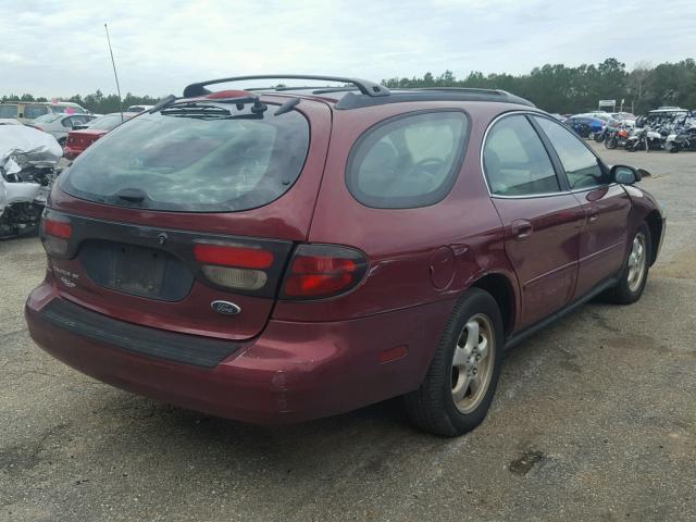 1FAHP58U04A172540 - 2004 FORD TAURUS SE RED photo 4