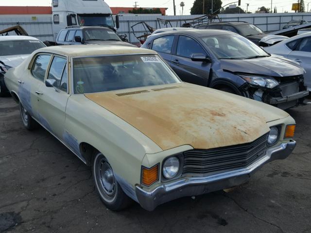 00001D69H2L511047 - 1972 CHEVROLET MALIBU TAN photo 1