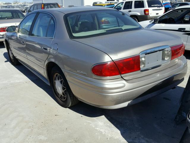 1G4HR54KX2U234820 - 2002 BUICK LESABRE LI GOLD photo 3