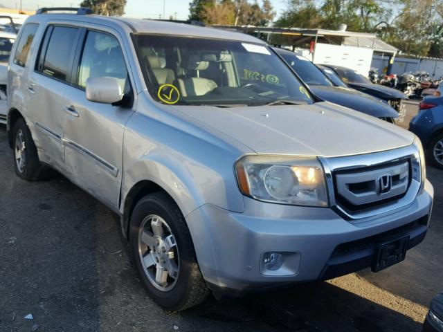 5FNYF48979B041042 - 2009 HONDA PILOT TOUR SILVER photo 1