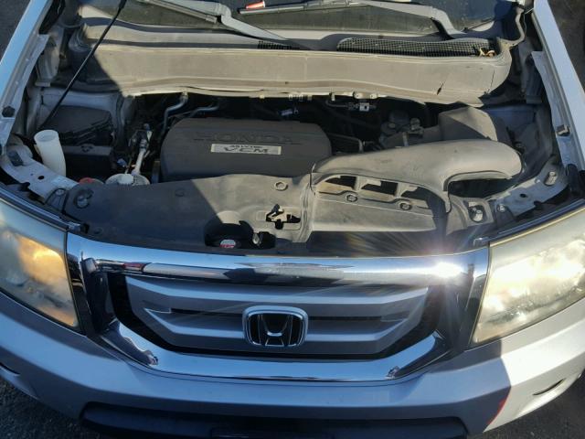 5FNYF48979B041042 - 2009 HONDA PILOT TOUR SILVER photo 7